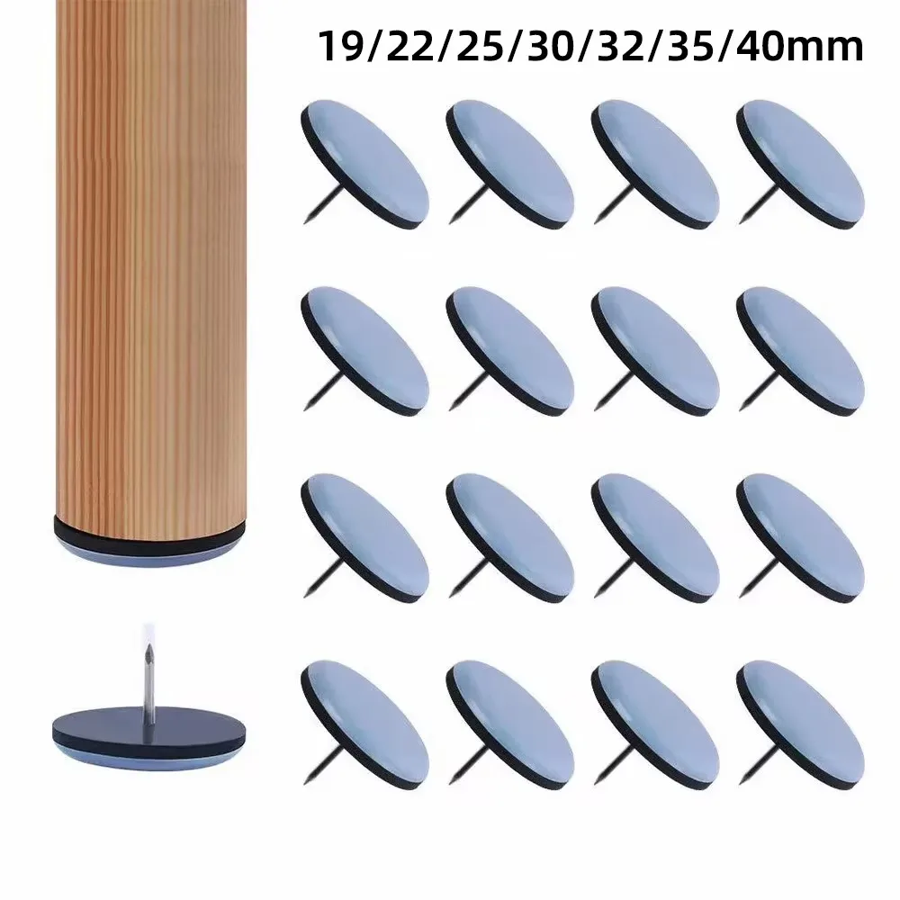 Cabinet Hinge Overlay - 16/19/22/25/32/38 มม.โต๊ะเก้าอี้เท้า Sliders รอบขาเฟอร์นิเจอร์แผ่นสกรูตู้โซฟา Glides ชั้นป้องกัน