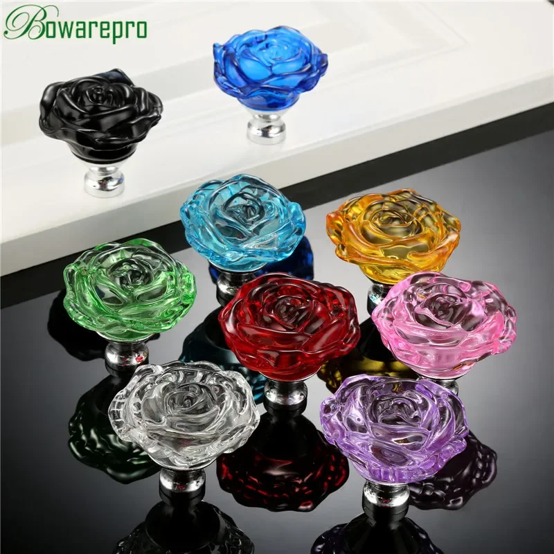 Bowarepro 50 มม.คริสตัลRoseแก้ - Furniture Hardware Manufacturer บทวิจารณ์และราคา