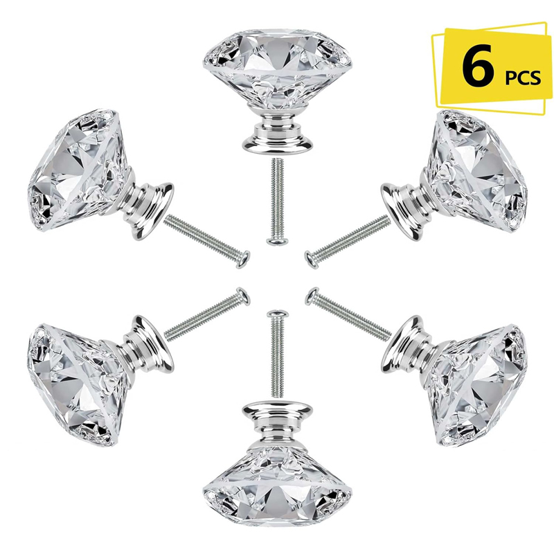 ลูกบิดตู้ 6 ชิ้น พร้อมสกรู ขนา - Furniture Hardware Manufacturer บทวิจารณ์และราคา